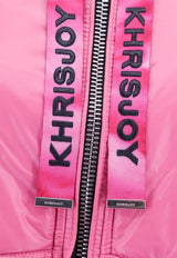 KHRISJOY Padded Nylon Jacket Pink EFPW035SPL_RB59