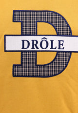 Drôle De Monsieur Monogram Print Sweatshirt Yellow CSW126CO001_DYW