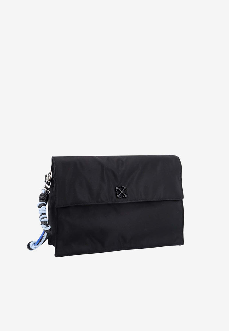 Off-White Jitney Arrow Top Handle Bag Black OMNN061F23FAB001_1000