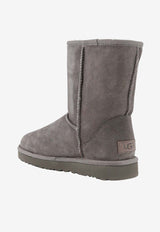 UGG Classic Short II Suede Snow Boots Gray 1016223_GREY