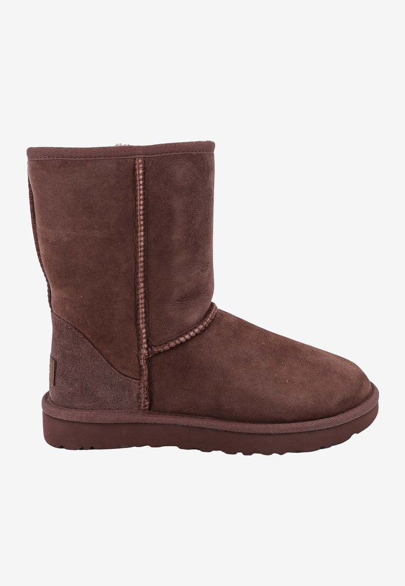 UGG Classic Short II Suede Snow Boots Brown 1016223_BCDR