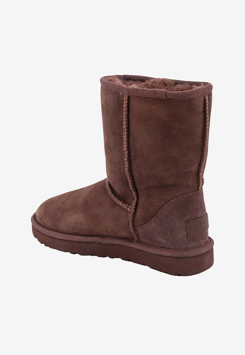 UGG Classic Short II Suede Snow Boots Brown 1016223_BCDR