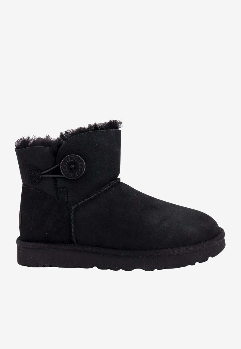 UGG Mini Baley Button II Ankle Boots Black 1016422_BLK