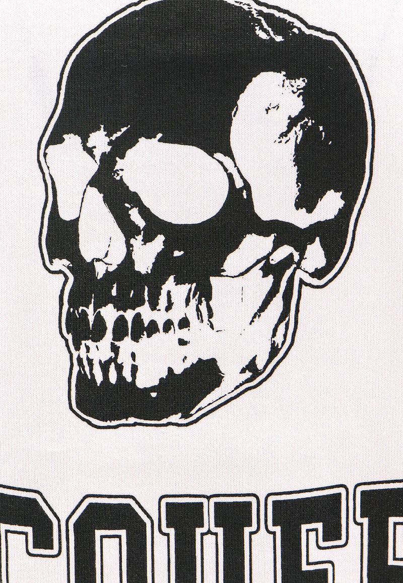 Alexander McQueen Skull Print Crewneck T-shirt White 759442QVZ29_0910