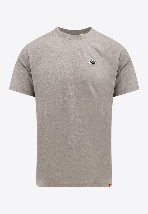 New Balance Logo-Patch Short-Sleeved T-shirt MT23600AG_053