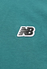 New Balance Embroidered Logo Crewneck T-shirt Green MT23600VDA_ECLIPSE