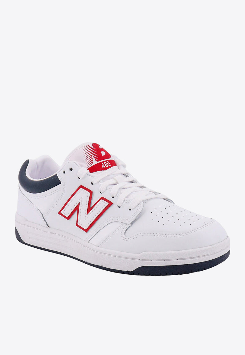 New Balance 480 Low-Top Sneakers White BB480LWG_WHITE