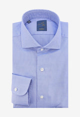 Barba Classic Long-Sleeved Shirt Blue LIU02P0136131_0003