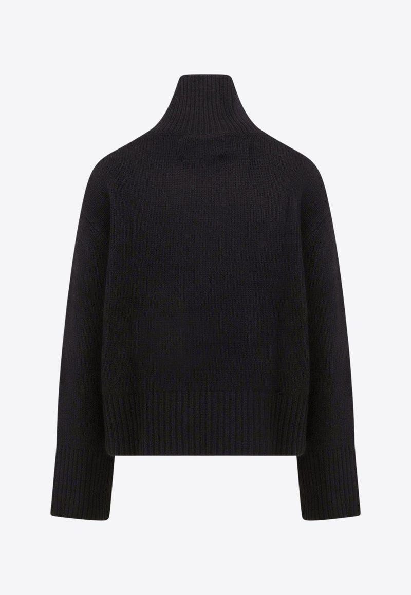 Lisa Yang High-Neck Cashmere Sweater Black 2022098_BLACK