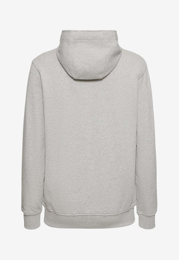 Comme Des Garçons Shirt X Lacoste Logo Patch Hooded Sweatshirt Gray FLT004_GREY