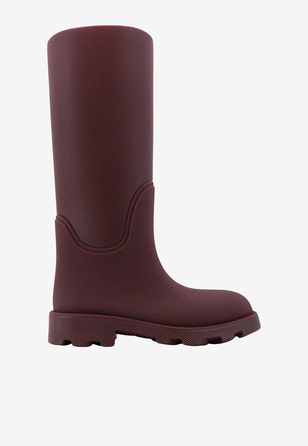 Burberry Marsh Knee-High Rain Boots Purple 8075385_A1200