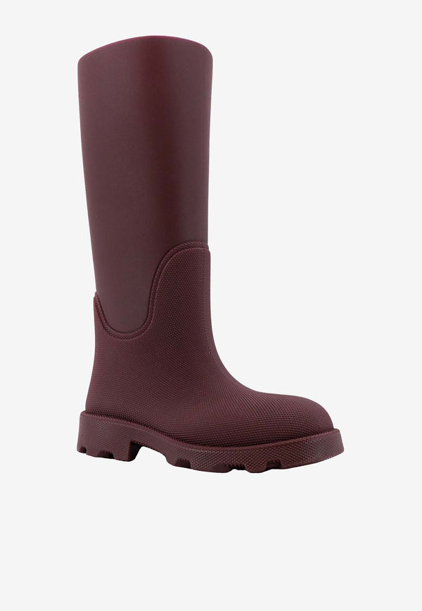 Burberry Marsh Knee-High Rain Boots Purple 8075385_A1200