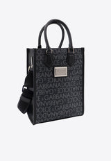 Dolce & Gabbana Logo Print Top Handle Bag Blue BM2123AJ705_8B969