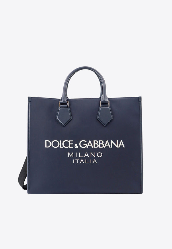 Dolce & Gabbana Large DG Milano Tote Bags Blue BM2271AG182_8C653