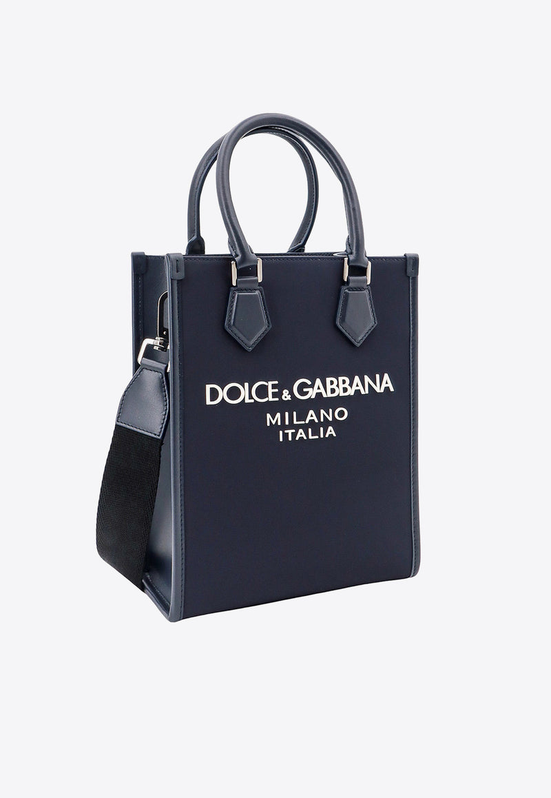 Dolce & Gabbana Small Logo Tote Bag Blue BM2123AG182_8C653