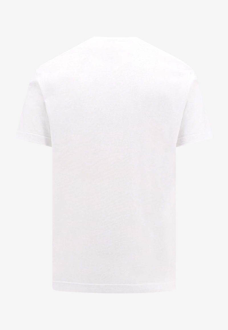 Dolce & Gabbana DG Milano Crewneck T-shirt White G8PD7ZG7B9X_W0800