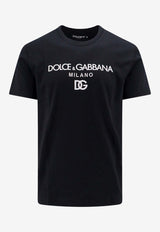 Dolce & Gabbana DG Milano Crewneck T-shirt Black G8PD7ZG7B9X_N0000