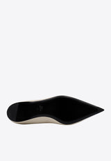 Toteme The Asymmetric Pointed Ballet Flats Beige 241WAS990LE0046_007