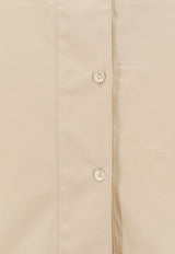 Toteme Overlay Long-Sleeved Shirt Beige 241WRT993FB0070_007