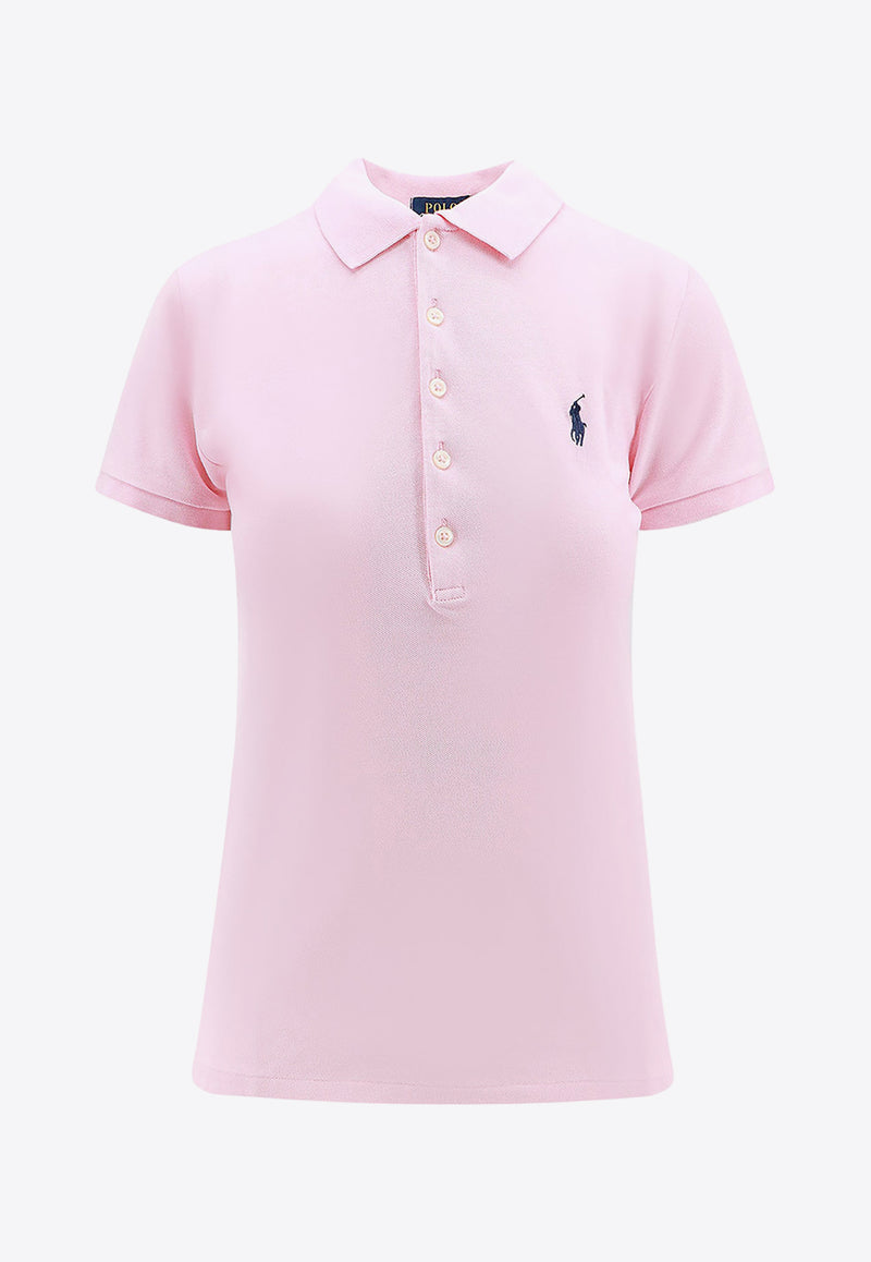 Polo Ralph Lauren Embroidered Logo Polo T-shirt Pink 211870245_003