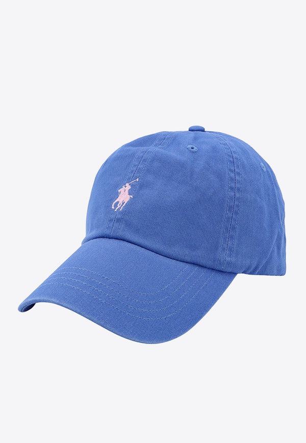 Polo Ralph Lauren Logo Embroidered Baseball Cap Blue 211912843_037