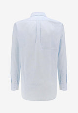 Berluti Scritto Alessandro Long-Sleeved Shirt Blue R26HTL98002_N23