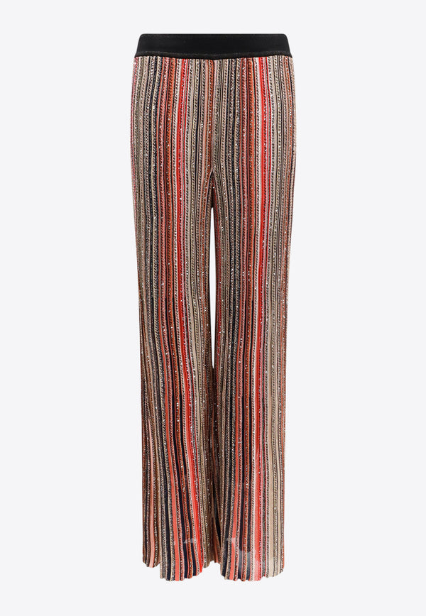 Missoni Sequin Embellished Striped Pants Multicolor DS24SI11BK033M_SM9AF
