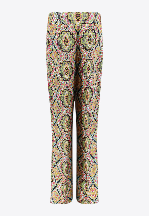 Etro Paisley Print Wide-Leg Pants Multicolor WREA001399SA1A1_X0810
