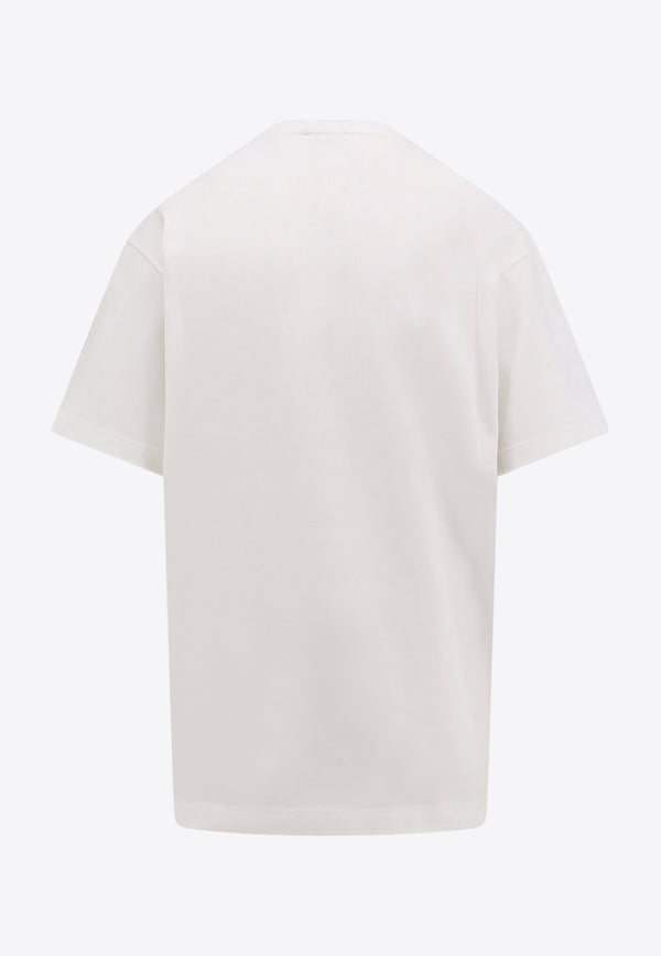 Etro Logo Embroidered T-shirt White WRJB0007AC036_W0111
