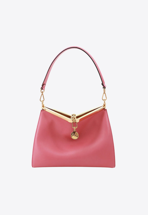 Etro Medium Vela Leather Tote Bag Pink WP1B0002AU022_R0375