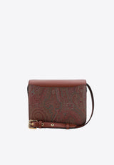 Etro Essential Paisley Jacquard Shoulder Bag Brown WP1C0001AA014_M0021