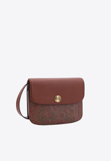 Etro Essential Paisley Jacquard Shoulder Bag Brown WP1C0001AA014_M0021