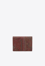 Etro Paisley Jacquard Bi-Fold Wallet Brown WP2D0008AA001_M0019