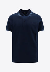 Etro Pegaso Embroidered Polo T-shirt Blue MRMD0007AC174_B0665