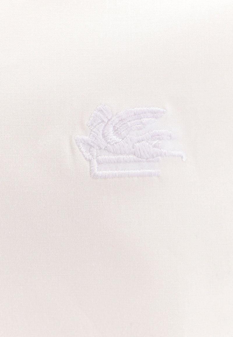 Etro Pegaso Embroidered Long-Sleeved Shirt White MRIB0006AV202_W0800