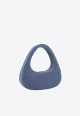 Coperni Swipe Denim Top Handle Bag Blue COPBA04202_WASBLU