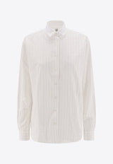 Toteme Long-Sleeved Striped Shirt White 234WRT810FB0119_P115