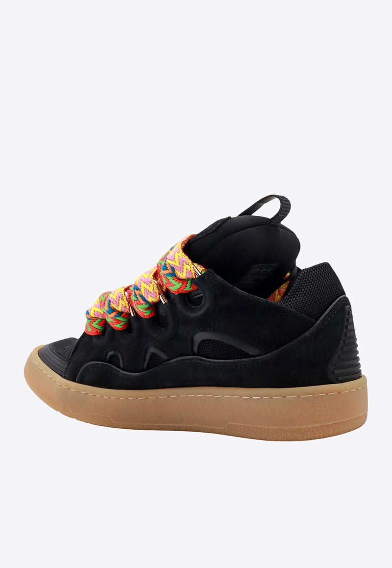 Lanvin Curb Low-Top Sneakers Black SKDK02DRA2_10