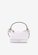 Michael Kors Small Wythe Leather Crossbody Bag White 32R4GWGC5L_085