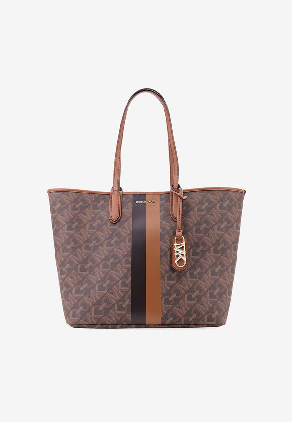 Michael Kors Large Eliza Empire Monogram Tote Bag Brown 30H3GZAT7B_227