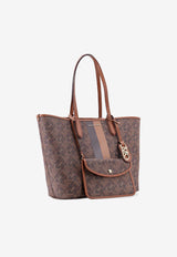 Michael Kors Large Eliza Empire Monogram Tote Bag Brown 30H3GZAT7B_227