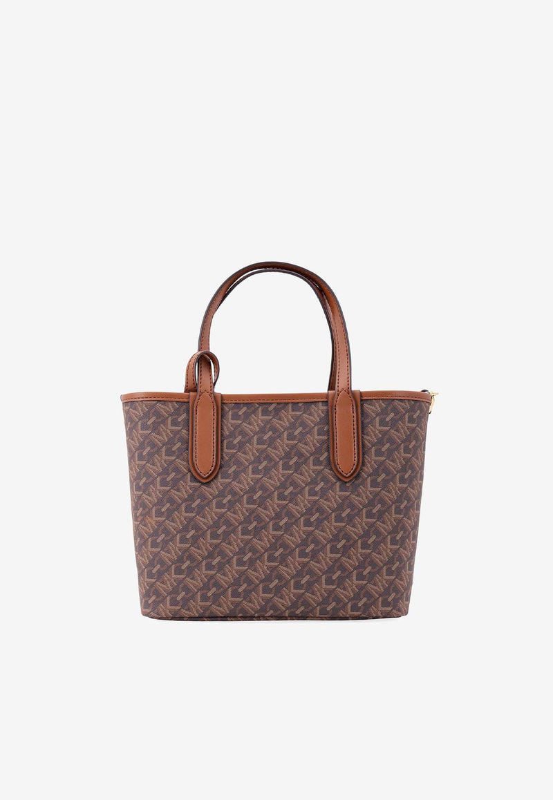 Michael Kors Eliza Monogram Tote Bag Brown 30R4GZAT0B_227