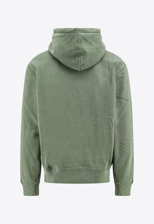 Carhartt Wip Embroidered Logo Hooded Sweatshirt Green I030145_1YFGD