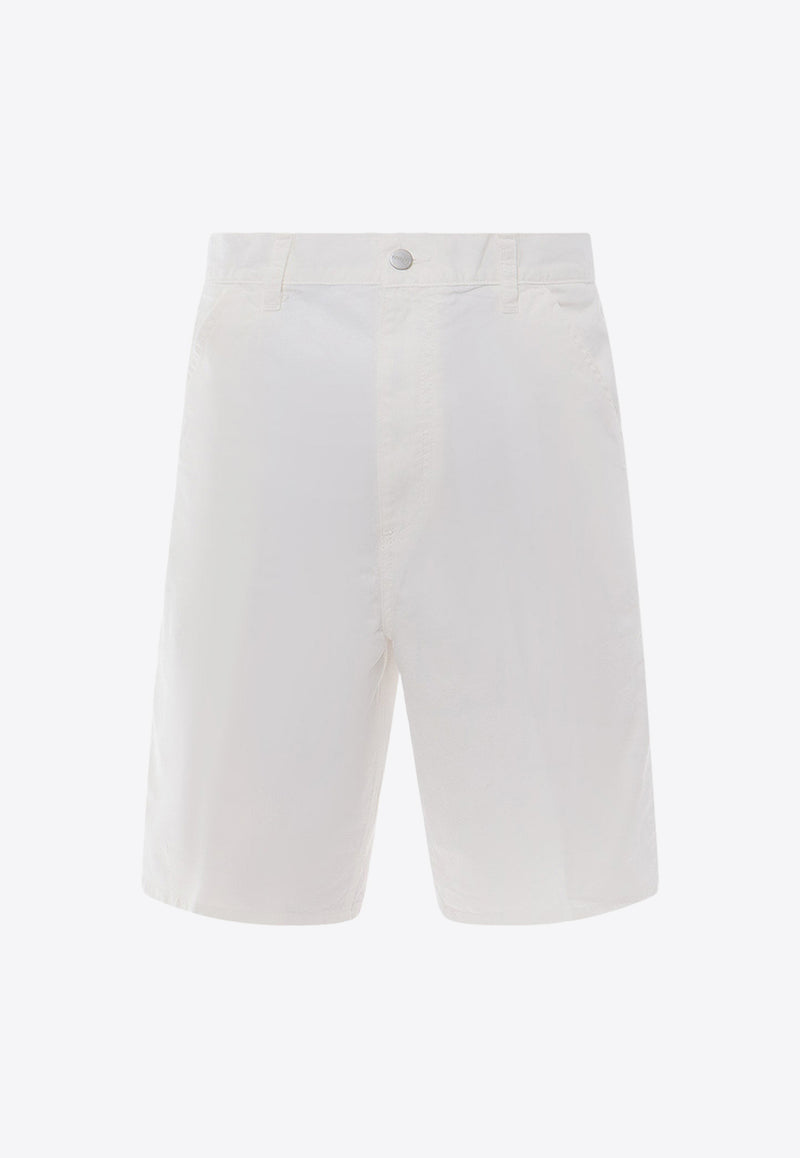 Carhartt Wip Single Knee Bermuda Shorts White I031504_35002