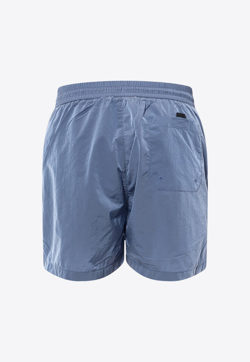 Carhartt Wip Tobes Logo Embroidered Swim Shorts Blue I032973_22HXX