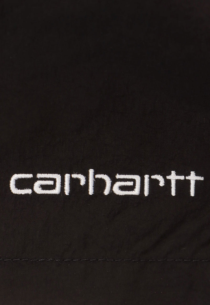 Carhartt Wip Tobes Logo Swim Shorts Black I032973_0D2XX