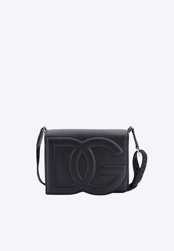 Dolce & Gabbana Medium DG Logo Messenger Bag Black BM3004A8034_80999