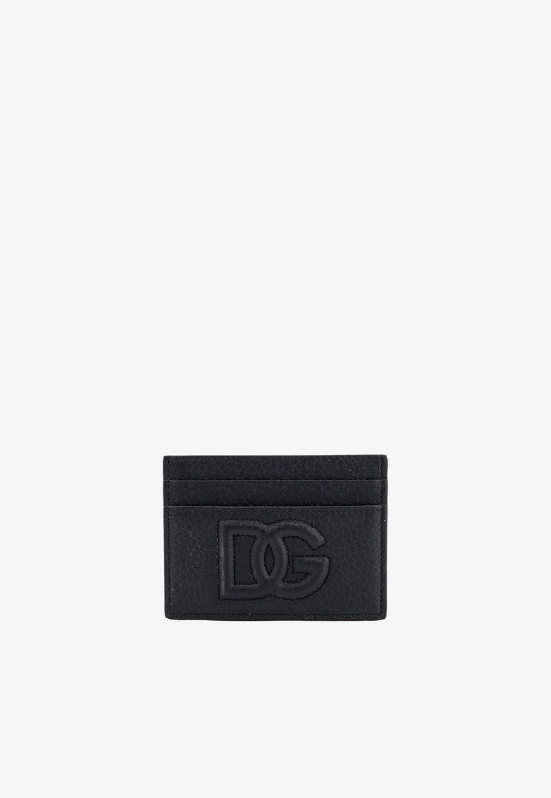 Dolce & Gabbana DG Logo Leather Cardholder Black BP0330AT489_80999