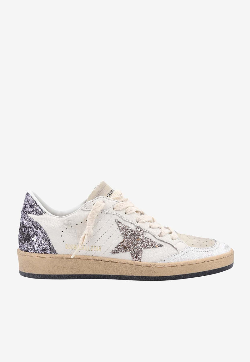Golden Goose DB Ball Star Glittered Leather Sneakers GWF00117F005344_11701