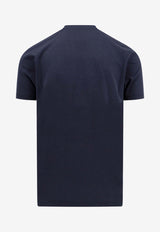 Tom Ford Classic Crewneck T-shirt Blue JCS004JMT002S23_HB801